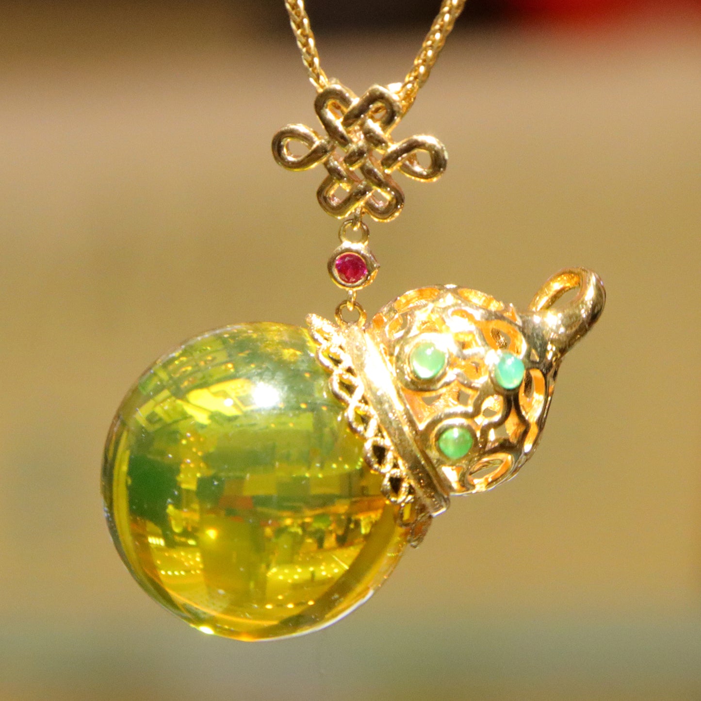 925 silver fashion blue amber diameter 20mm 0.011kg ladies necklace pendant