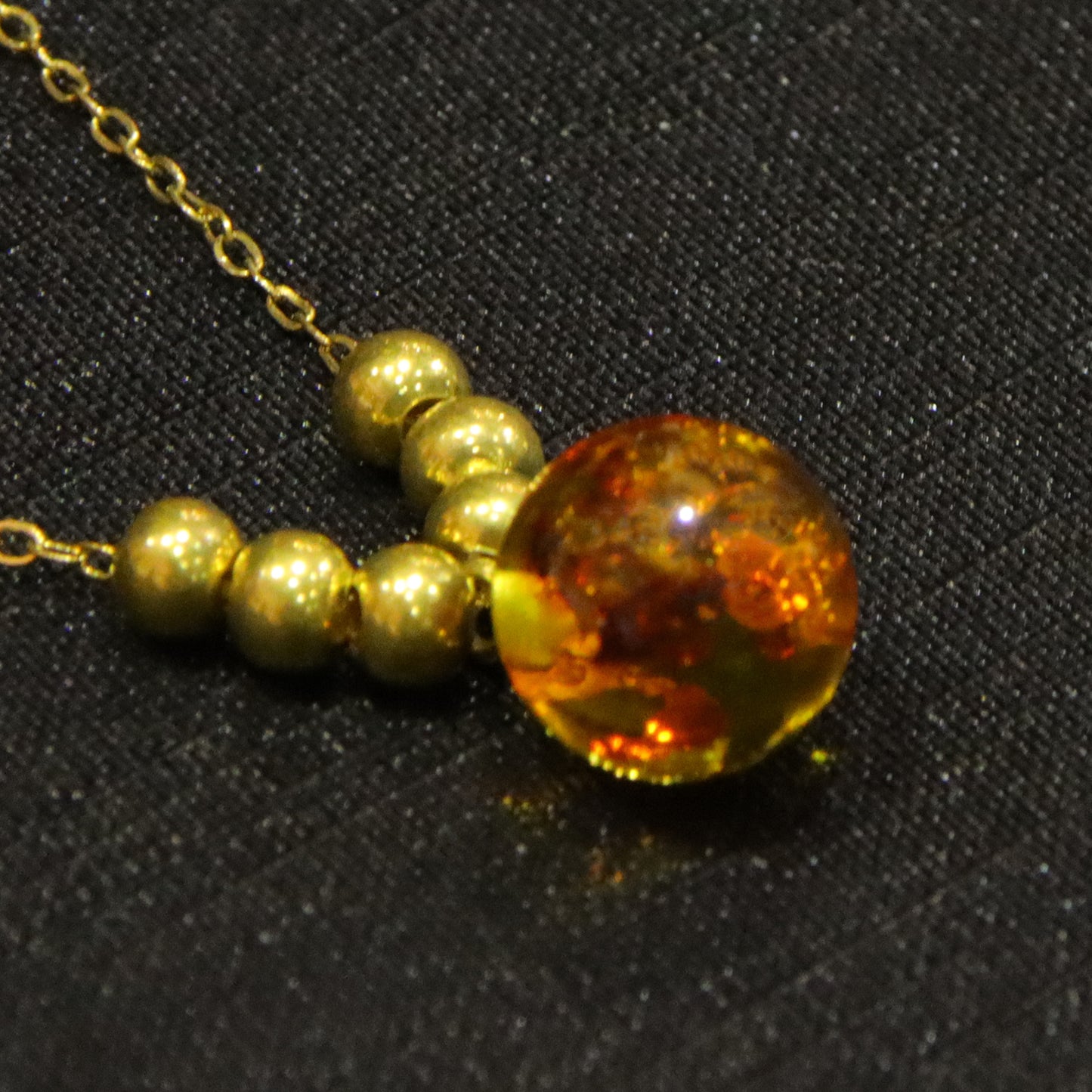 925 silver Fashion blue amber diameter 19mm 0.001kg ladies necklace pendant