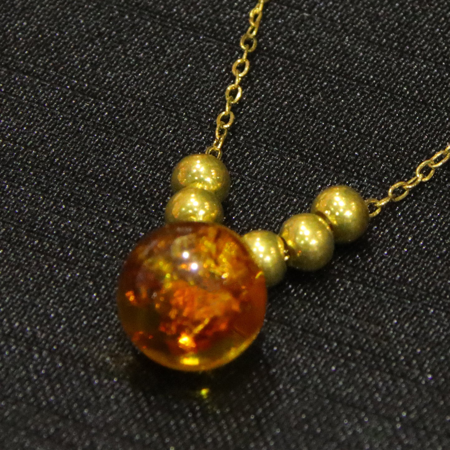 925 silver Fashion blue amber diameter 19mm 0.001kg ladies necklace pendant