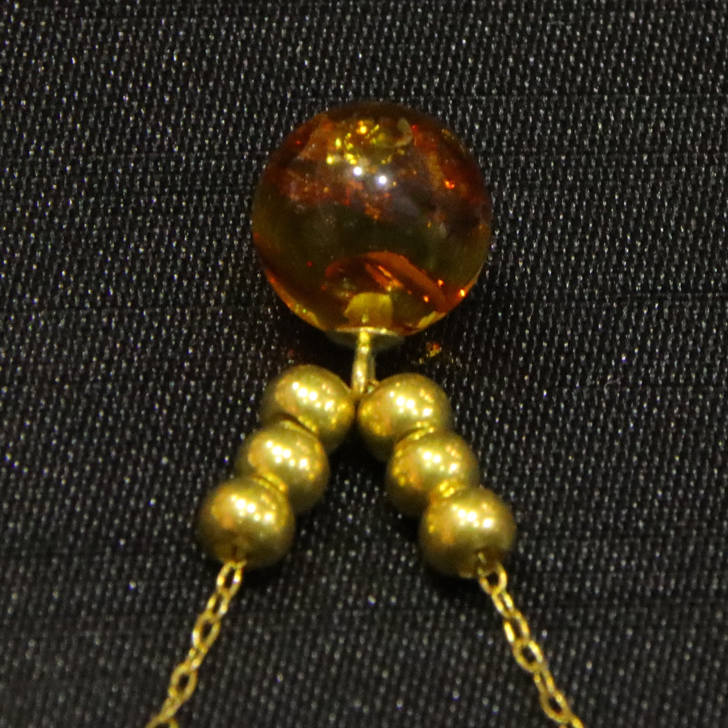 925 silver Fashion blue amber diameter 19mm 0.001kg ladies necklace pendant
