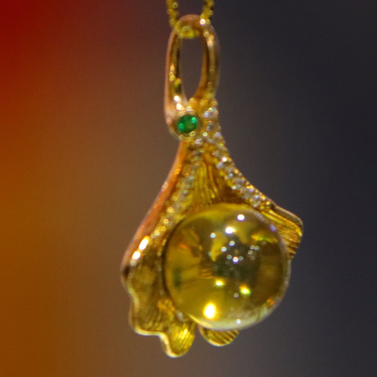 925 Sterling Silver with Natural Mexico Blue Amber Ginkgo Leaf Necklace - Unique Necklace Gift for Women