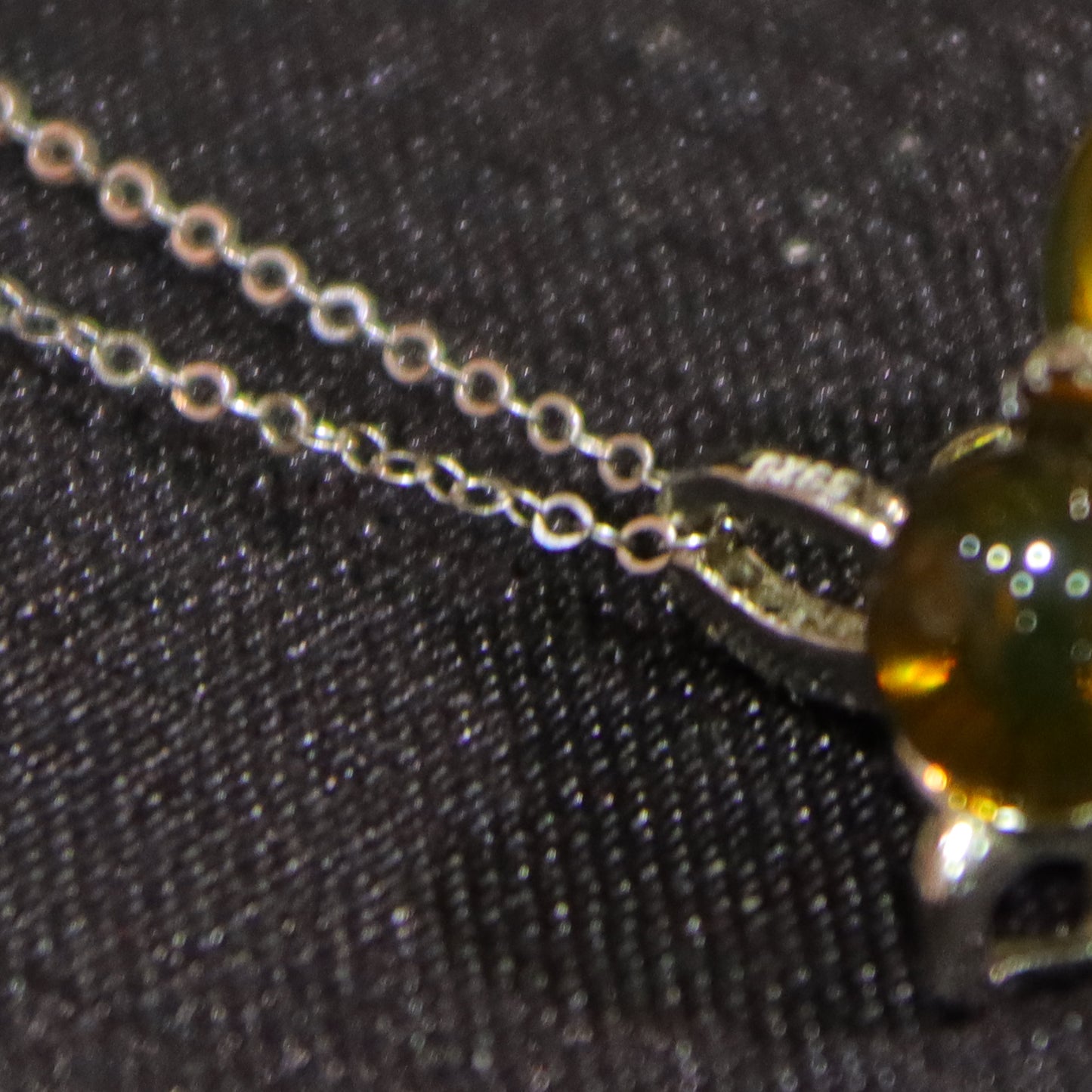 925 Sterling Silver Natural Moxico Blue Amber Pendant Handmade Blue Amber Jewelry 6mm 9mm Bead Gift for Women Men