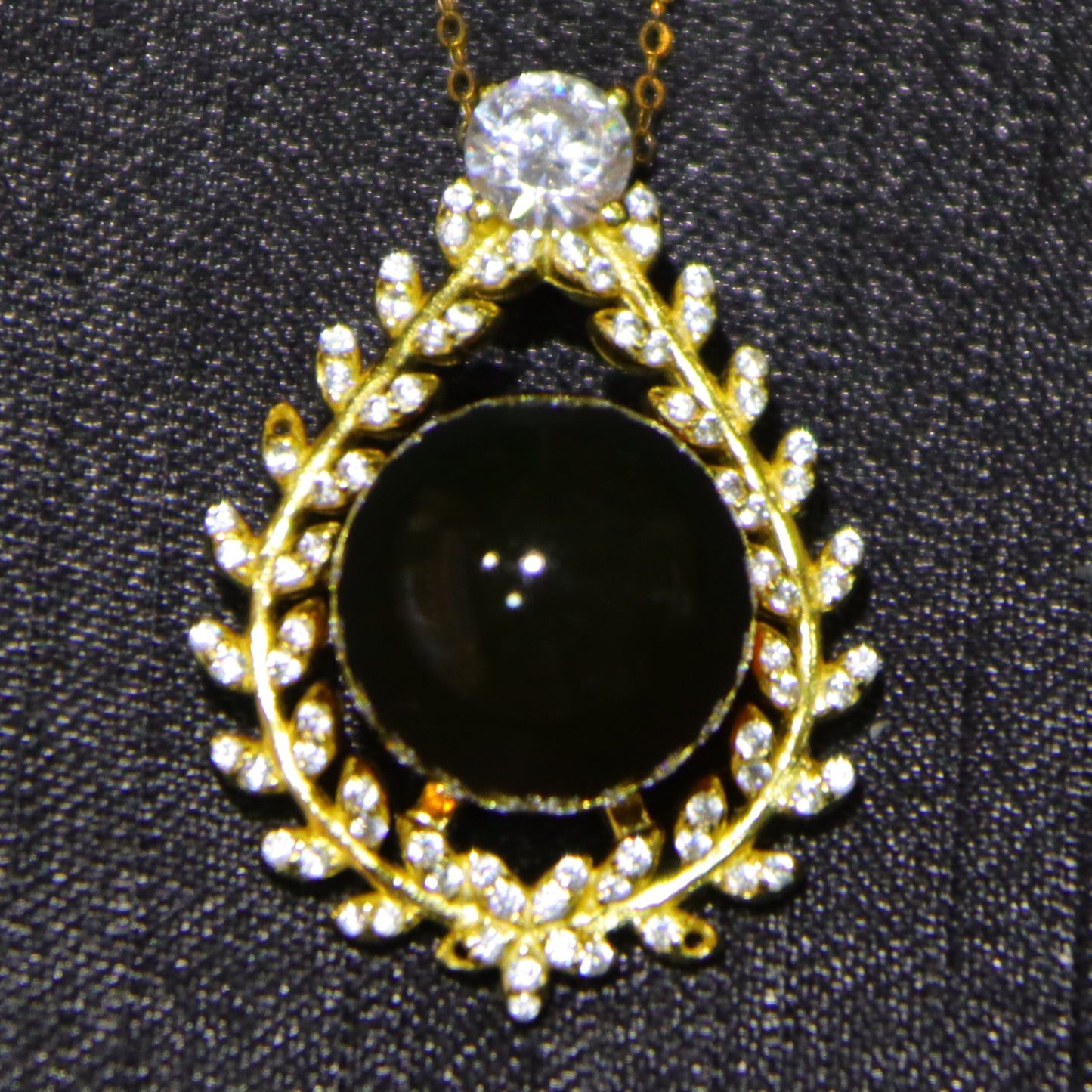 925 Sterling Silver Natural Mexico Blue Amber Ivy Pendant with 10mm Round Bead