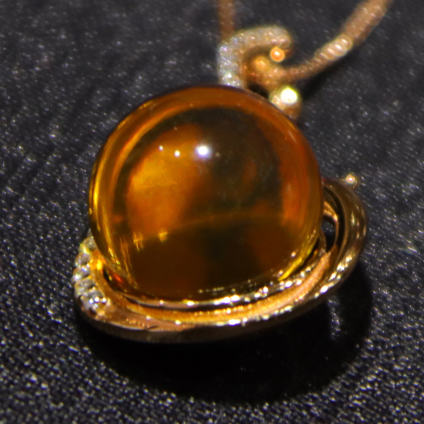 925 Sterling Silver Natural Mexico Blue Amber Phoenix Pendant with 12mm Round Bead