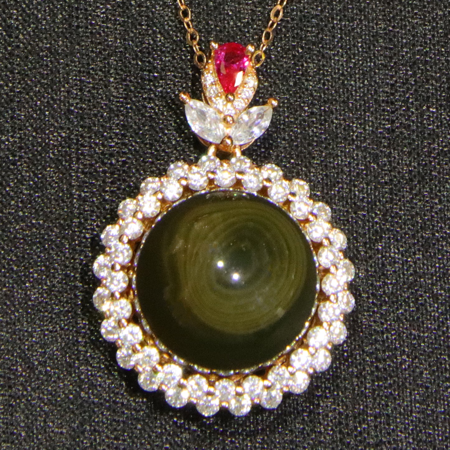 925 silver fashion blue amber diameter 16mm 0.008kg ladies necklace pendant