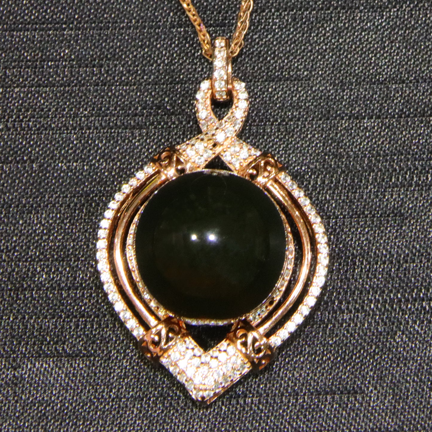 925 silver simple blue amber diameter 16mm 0.009kg women's necklace pendant