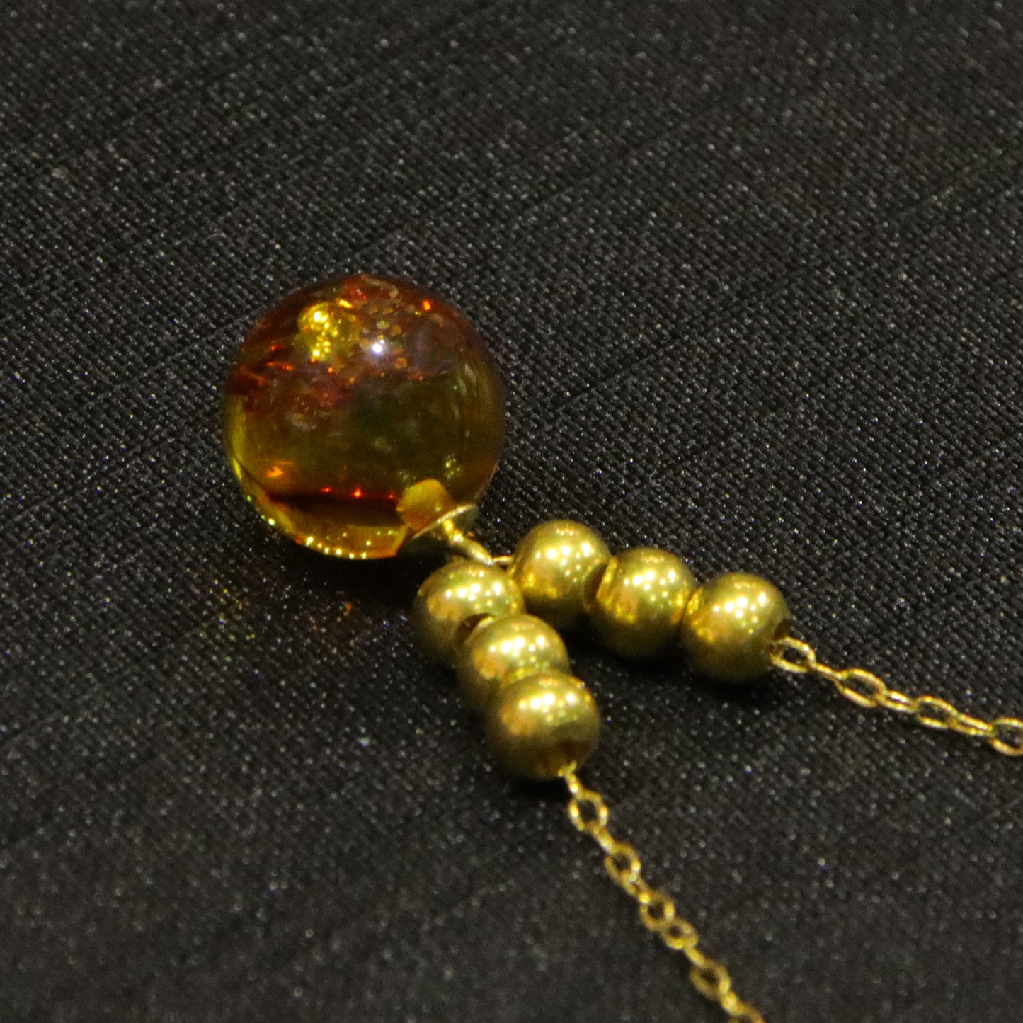 925 silver Fashion blue amber diameter 19mm 0.001kg ladies necklace pendant