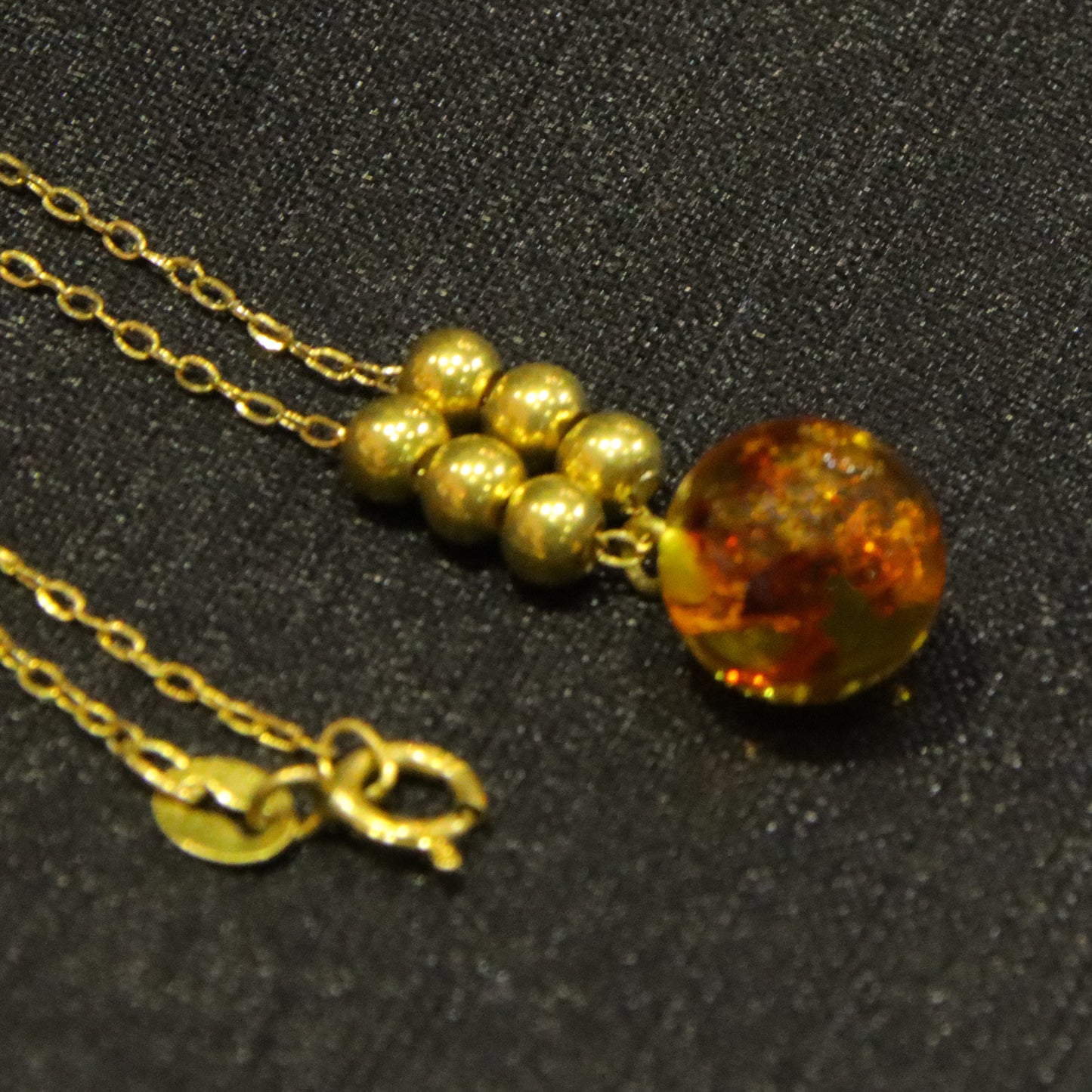 925 silver Fashion blue amber diameter 19mm 0.001kg ladies necklace pendant