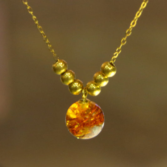 925 silver Fashion blue amber diameter 19mm 0.001kg ladies necklace pendant