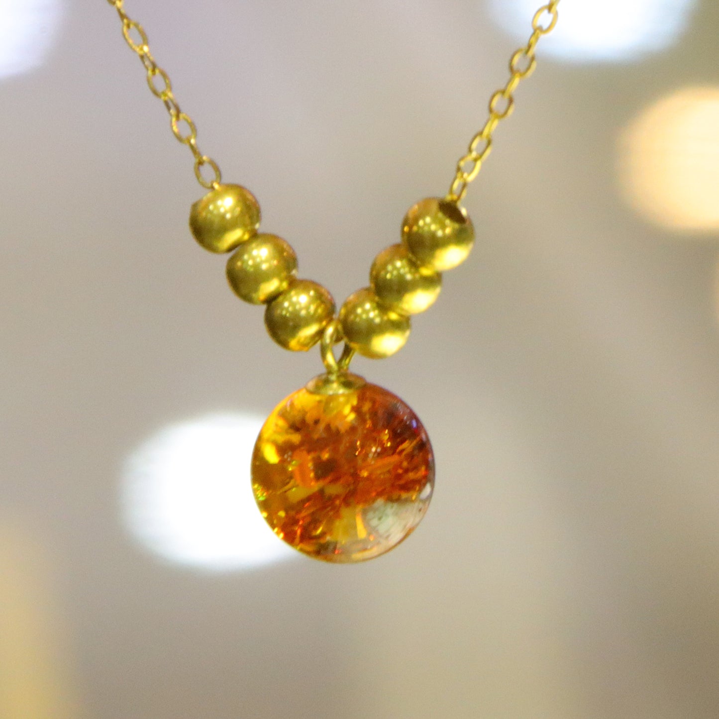 925 silver Fashion blue amber diameter 19mm 0.001kg ladies necklace pendant