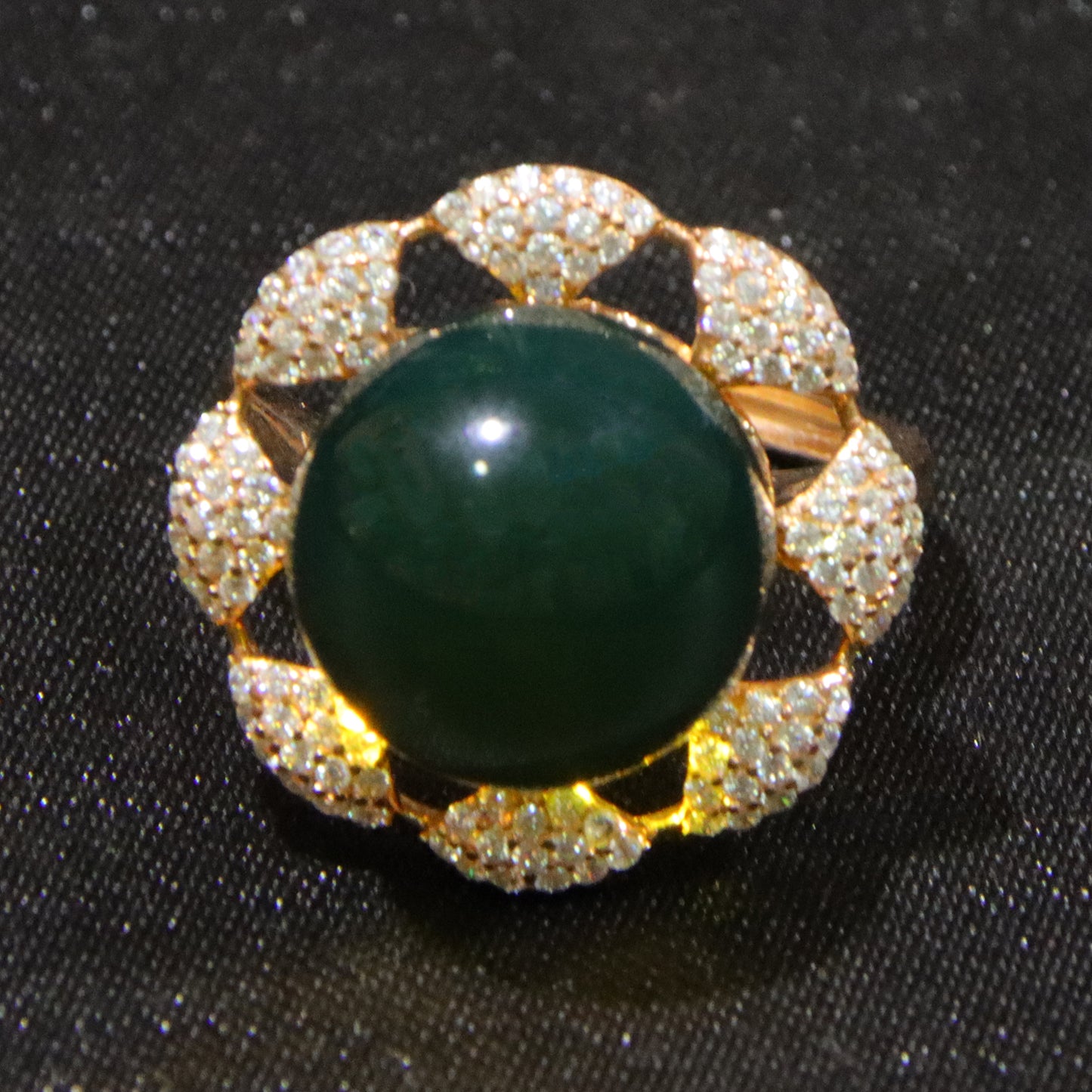 925 silver fashion blue amber diameter 13.6mm 0.005kg women's ring