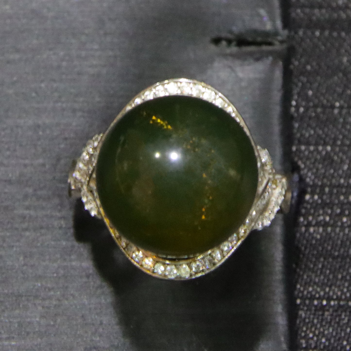 925 silver fashion blue amber diameter 14mm 0.004kg women's ring